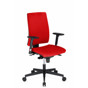Siège de bureau tapissé - Certification : ISO 9001 / ISO 14001 / OHSAS 18001