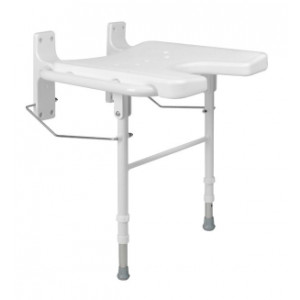 https://www.techni-contact.site/ressources/images/produits/merchandising/siege-de-douche-avec-2-pieds-ajustables-94526387-1.jpg - ABS et Aluminium - Capacité maxi : 200 kg - Fixé au mur