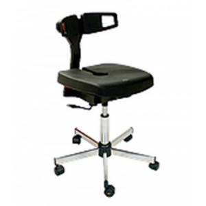 Siège ergonomique atelier - Hauteur d'assise réglable : de 610 à 855 mm