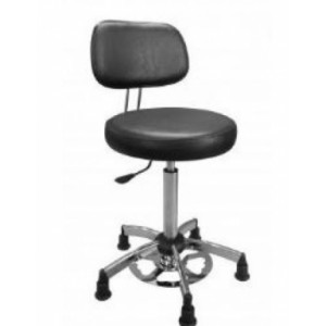 Siège médical ergonomique ONDA - Réglable en hauteur, assise épaisse cousue, diam. 400 mm