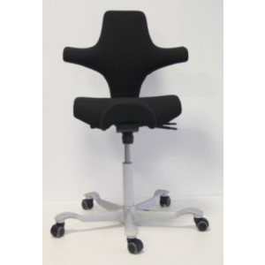 Siège selle assis debout ergonomique CAPISCO 8106 - Réglage entre les positions de travail basse/haute/debout