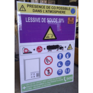 Signalétique de sécurité en PVC - Matière : Aluminium - PVC - Vinyle