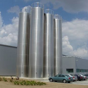 Silos de stockage en Aluminium ou inox - Variété de diamètres et de hauteurs