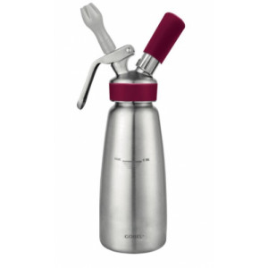 https://www.techni-contact.site/ressources/images/produits/merchandising/siphon-professionnel-inox-0-5-litres-24511919-1.jpg - Capacité : 0.5 L - Plage de température : -30°c / 70°C
