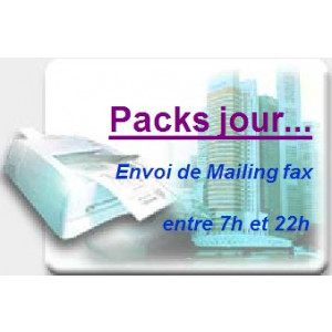 Société envoi fax - Packs jour - 10 000 fax