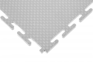 Sol pvc clipsable - Dalles clipsables pour sol industriel en pvc 100% vierge - 50 x 50 cm - Epaisseur 7 mm