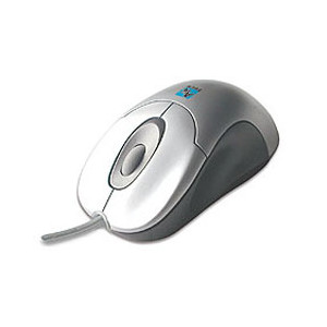 Souris optique 2 boutons argent - Souris optique 2 boutons + 1 molette Argent USB+PS/2