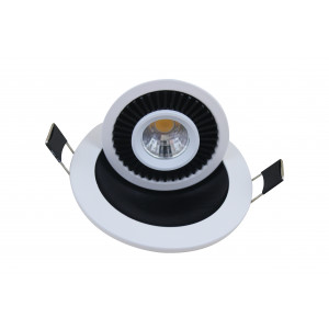 Spot led 7 watts cob encastrable orientable 90° - Durée de vie : 30 000 heures