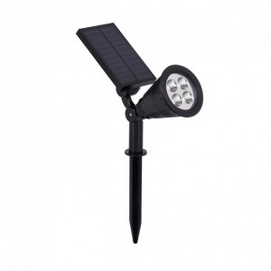 Spot LED Solaire Meillion sur Piquet IP65 - Ce Spot LED Solaire dispose de LED intégrée et d'un capteur solaire qui vous permet de recharger sa batterie de 1800 mAh