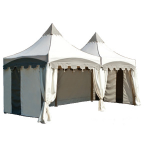 Stand pliant pour réception - Dimensions : 3 m x 4.5 m – hauteur maximale : 3.25 m - stand pliant en PVC