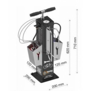 Station réparation gonflage vélo - Installation extérieur ou intérieur