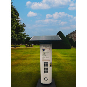 https://www.techni-contact.site/ressources/images/produits/merchandising/station-solaire-de-batterie-97921272-1.jpg - La station délivre des batteries externes en libre-service pour recharger vos appareils électriques. La station et les batteries sont alimentées par l’énergie solaire. 