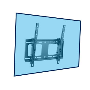 Support écran TV inclinable pour structure TRUSS et tub - Support équipé de 2 crochets de fixation pour tube