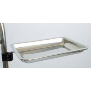 Support plateau médical - Matière : Inox - Dimensions : 260 x 180 x 30 mm