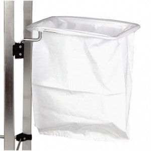 Support sac plastique - En fil inox