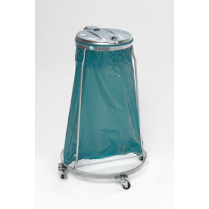 https://www.techni-contact.site/ressources/images/produits/merchandising/support-sac-poubelle-avec-couvercle-120-l-37979771-1.jpg - Capacité : 120 L - Couvercle plastique ou acier - stationnaire ou mobile