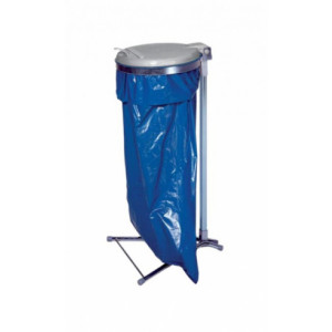 https://www.techni-contact.site/ressources/images/produits/merchandising/support-sac-poubelle-en-acier-galvanise-79785155-1.jpg - Acier galvanisé - Dimensions (L x P x L) 980 x 500 x 480 mm