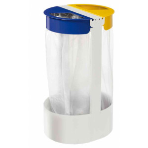 https://www.techni-contact.site/ressources/images/produits/merchandising/support-sac-poubelle-sur-pied-2-x-75l-citwin-essentiel-26217291-1.jpg - Capacité : 2 x 75L - Acier poudré anti-UV – 2 coloris
