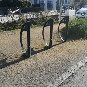 Support vélo urbain - Support vélo en acier avec pictogramme