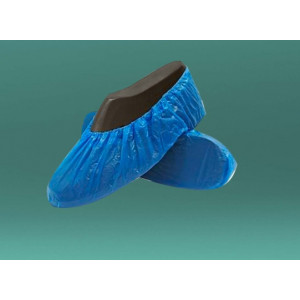 Sur-chaussures visiteurs jetables - Matière : LDPE + LLDPE