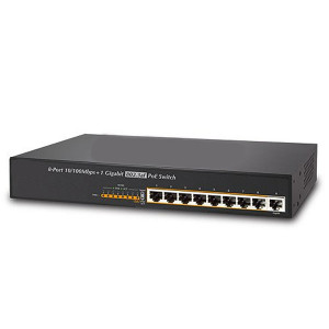 Switch Ethernet 8 ports - Switch 8 Ports Fast Ethernet + 1 Port Gigabit Ethernet