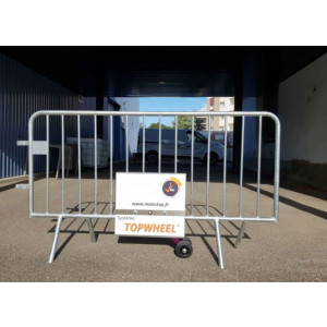 Système TOPWHEEL barrière de police - Roues pour barrière de police