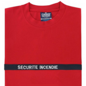 T-shirt incendie en microfibre - 100% microfibre - Taille: du S au 3XL