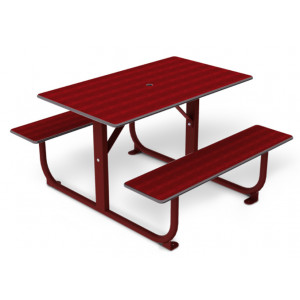 Table 8 places stratifiée - Encombrement (mm) : L 1800 x P 690