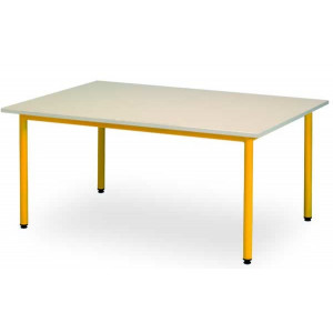 Table à plateau mélaminé / stratifié - Taille : 1 à 3 - 7 formats - Mélaminé ou stratifié avec chant PVC