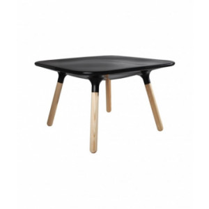 Table basse restaurant MARGUERITE - Usage : Intérieur - Matière : composite - Dimensions ( L x l x h): 70 x 70 x 45  cm 