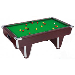 Table billard - Dimensions extérieures : 2.10 x 1.18 m