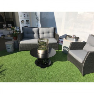 Table brasero pour salon de jardin - Réchauffe sur 1 m de rayon