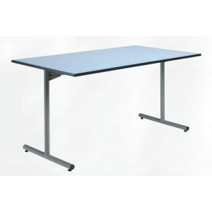 Table cantine taille 1 à 6 - Tailles de 1 à 6 - 3 formats - Mélaminé ou stratifié avec cham PVC