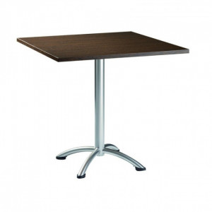 Table carrée modulable - Plateau - Mélaminé ou stratifié avec cham PVC - Hauteur : 76 cm