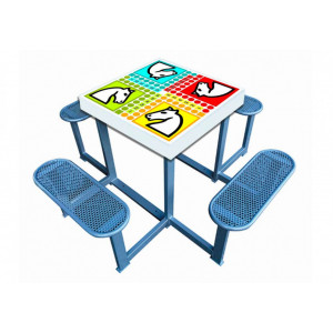 https://www.techni-contact.site/ressources/images/produits/merchandising/table-de-jeux-d-exterieur-petits-chevaux-45112652-1.jpg - Table de jeux de société pour une installation fixe en extérieur.