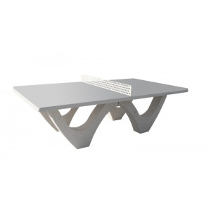 Table de ping-pong en pierre - Dimensions (L x l x H) : 275 x 153 x 77 cm