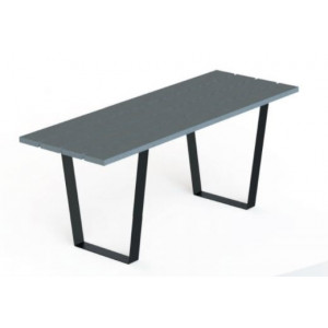 Table de pique-nique simple - Longueur plateau : 1200 ou 1800 mm - A sceller