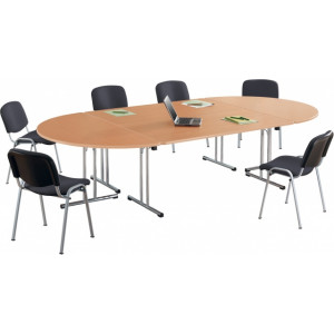 Table de réunion pliante - Dimensions à partir de : H. 72 cm x L. 120 cm x P. 80 cm
