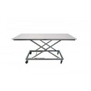 https://www.techni-contact.site/ressources/images/produits/merchandising/table-ergonomique-plateau-en-melamine-150-kg-84449377-1.jpg - Plateau en mélaminé ép 19 mm - Charge : 150 kg - 4 roulettes pivotantes