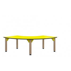 Table haricot crèche - L1800 mm x P730 mm