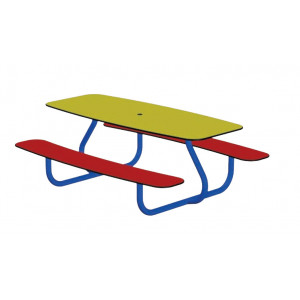 Table jardin enfant - Dimensions (L x h x p) : 1500 x 560 x 1200