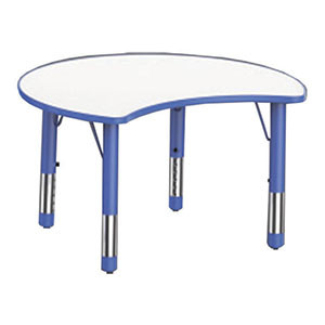 Table modulable - JUK 09-1-7 - Table en forme de demi-lune, polyvalente, conçue pour être utilisée seule ou dans le cadre d'une installation modulaire