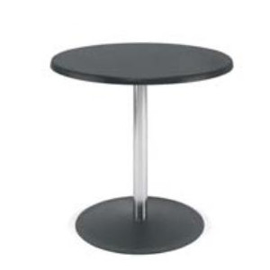 Table pied tulipe - Plateau mélamine diamètre 60 cm