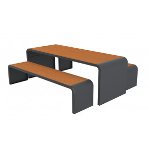 https://www.techni-contact.site/ressources/images/produits/merchandising/table-pique-nique-avec-assises-separees-en-acier-et-bois-compact-hpl-6-places-structure-metal-l2150-x-p1760-x-h715-mm-coloris-bois-et-contour-au-choix-23543254-1.jpg - 6 places - Structure métal - L.2150 x P.1760 x H.715 mm - Coloris bois et contour au choix