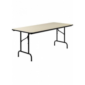 Table pliable de collectivité - 3 Formats - Mélaminé ou stratifié avec chant PVC