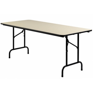 Table pliante pour réunion	 - Format : Rectangulaire - Mélaminé ou Stratifié avec chant PVC