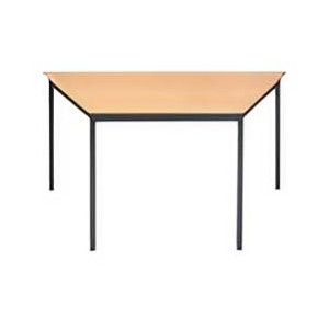 https://www.techni-contact.site/ressources/images/produits/merchandising/table-polyvalente-collectivite-trapezoidale-l-1200-ou-1400-mm-plateau-en-melamine-94149122-1.jpg - Longueur : 1200 ou 1400 mm - Plateau en mélaminé certifié PEFC - Épaisseur 19 mm