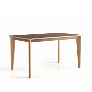 Table pour restaurant en bois  - Bois hêtre massif - Dimensions hors tout : H 760 x L 1200 x P 800 mm 