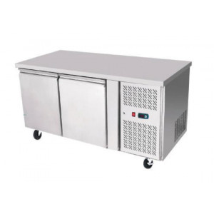 Table réfrigérée sous plan à 2 portes - Température De - 2 / + 8 °C - Capacité 280 L