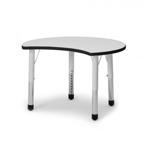 https://www.techni-contact.site/ressources/images/produits/merchandising/table-scolaire-demi-lune-taille-1-a-4-4-places-22434411-1.jpg - Tailles : 1 à 4 - Diamètre : 95 cm - Hauteur réglable